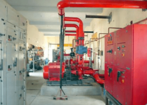 fire fighting pump room