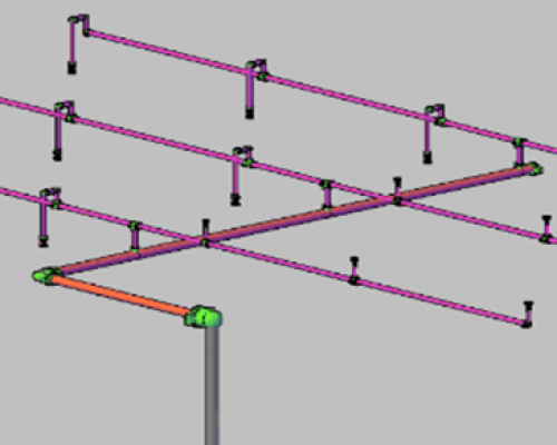 sprinkler System layout